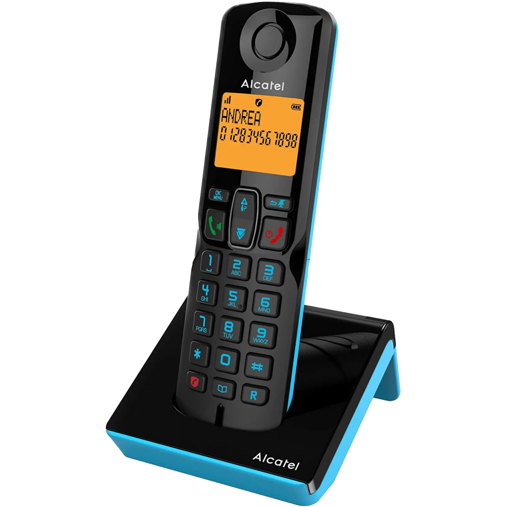 ALCATEL Cordless S280 Black/Blue